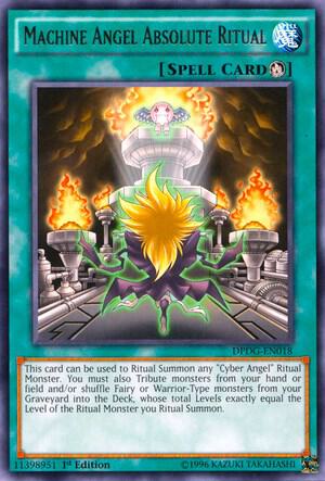 Machine Angel Absolute Ritual DPDG-EN018 card from Duelist Pack: Dimensional Guardians