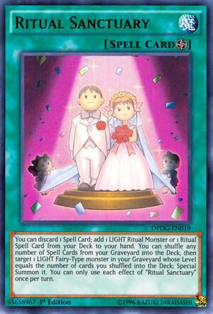 Ritual Sanctuary DPDG-EN019 card from Duelist Pack: Dimensional Guardians
