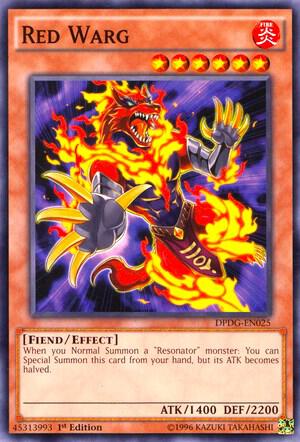 Red Warg DPDG-EN025 card from Duelist Pack: Dimensional Guardians
