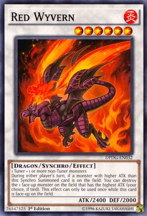 Red Wyvern DPDG-EN032 card from Duelist Pack: Dimensional Guardians
