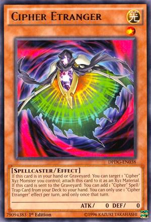 Cipher Etranger DPDG-EN038 card from Duelist Pack: Dimensional Guardians