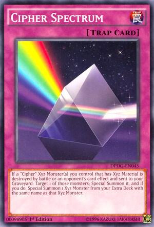 Cipher Spectrum DPDG-EN045 card from Duelist Pack: Dimensional Guardians