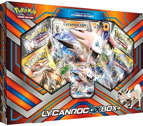 Lycanroc GX Box card from SM Base Set