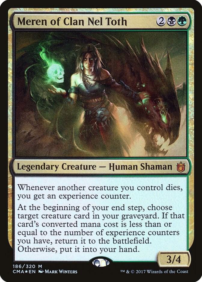 Meren of Clan Nel Toth 186 card from Commander Anthology