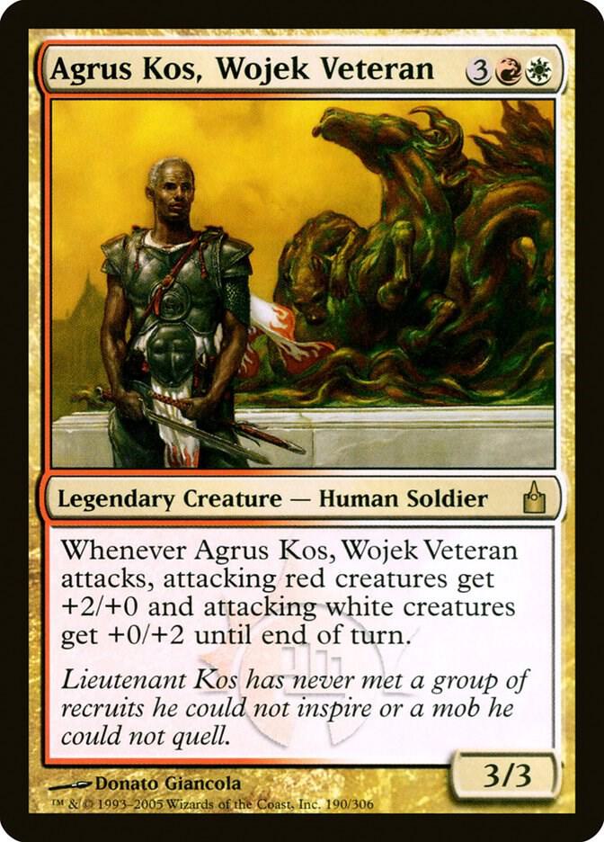 Agrus Kos, Wojek Veteran 190 card from Ravnica: City of Guilds