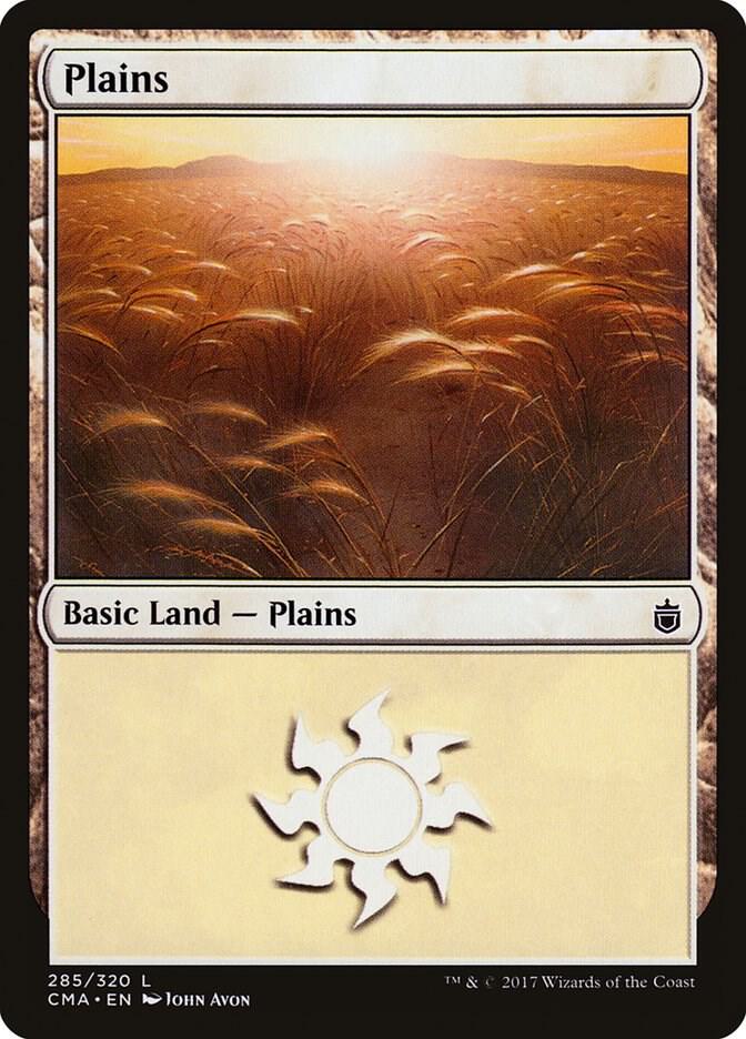 Plains 285 card from Commander Anthology