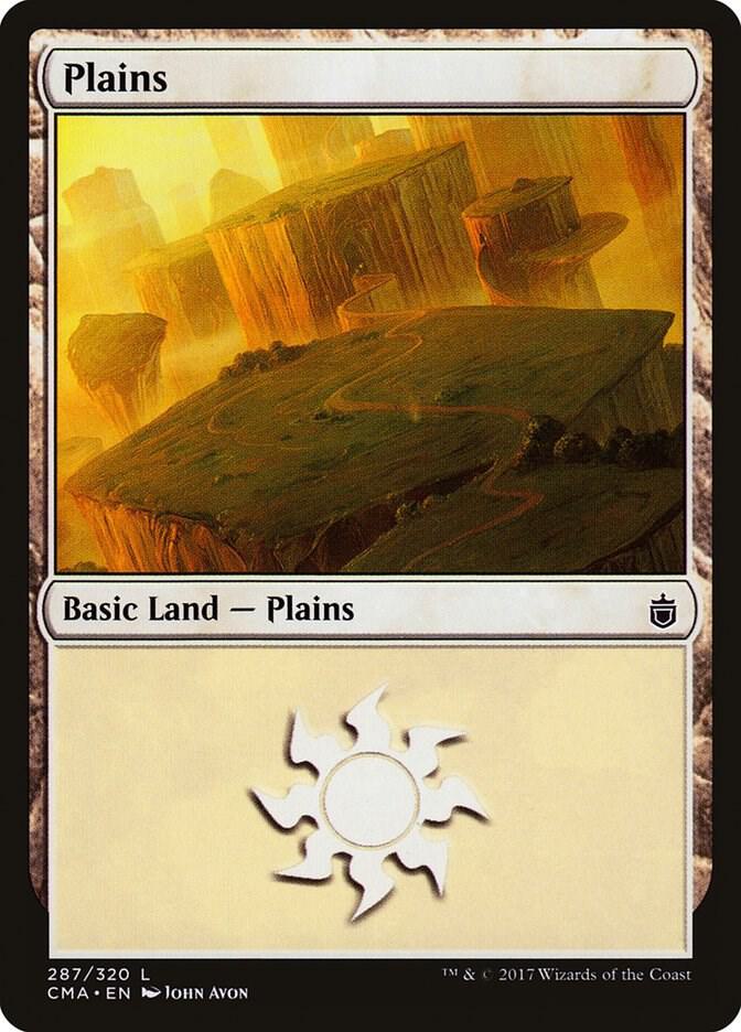 Plains 287 card from Commander Anthology