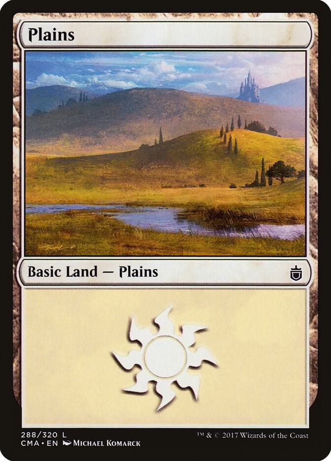 Plains 288 card from Commander Anthology