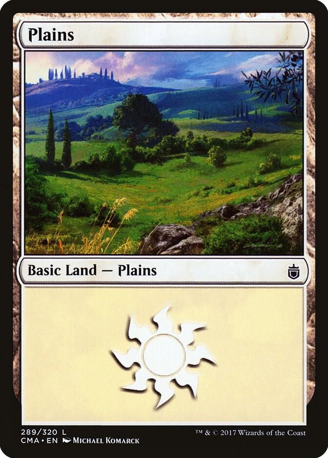 Plains 289 card from Commander Anthology