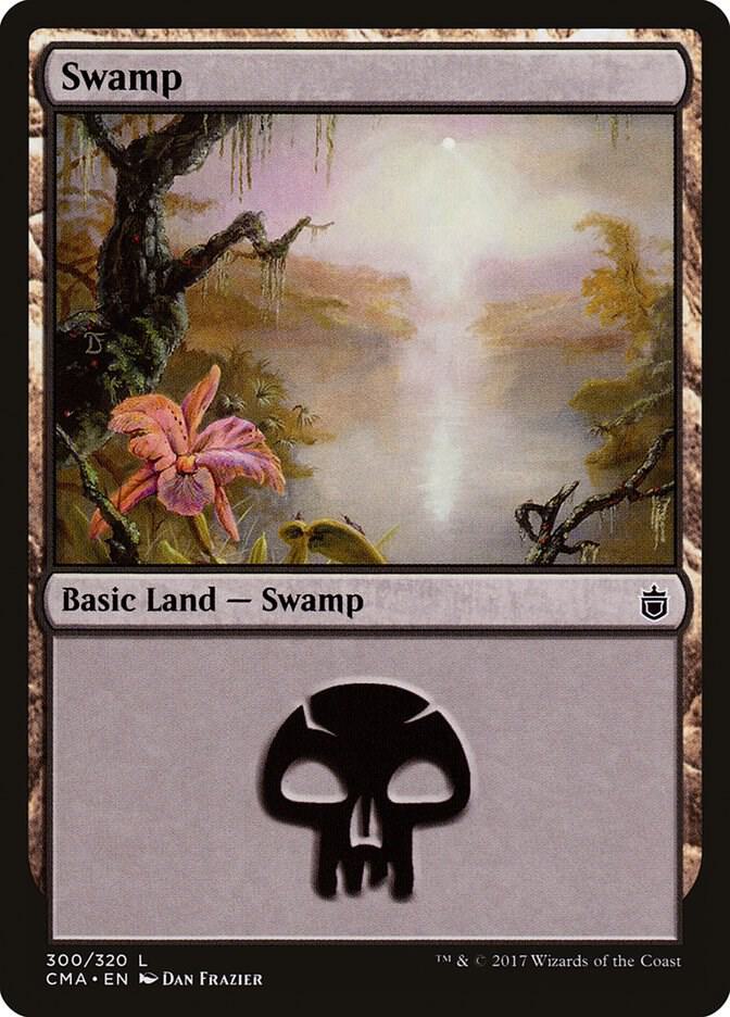 Swamp 300 card from Commander Anthology