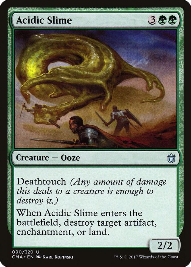 Acidic Slime 90 card from Commander Anthology