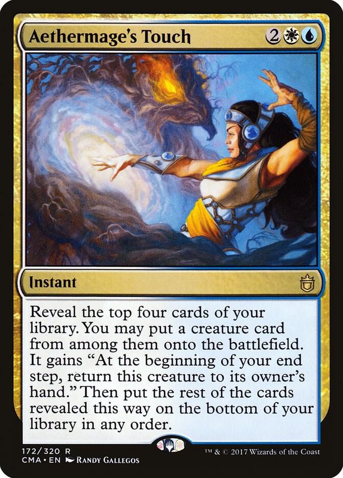 Aethermage's Touch 172 card from Commander Anthology