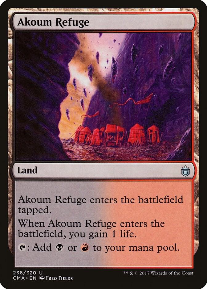 Akoum Refuge 238 card from Commander Anthology