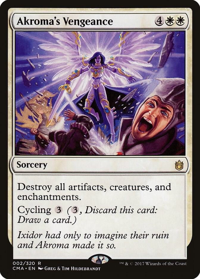 Akroma's Vengeance 2 card from Commander Anthology