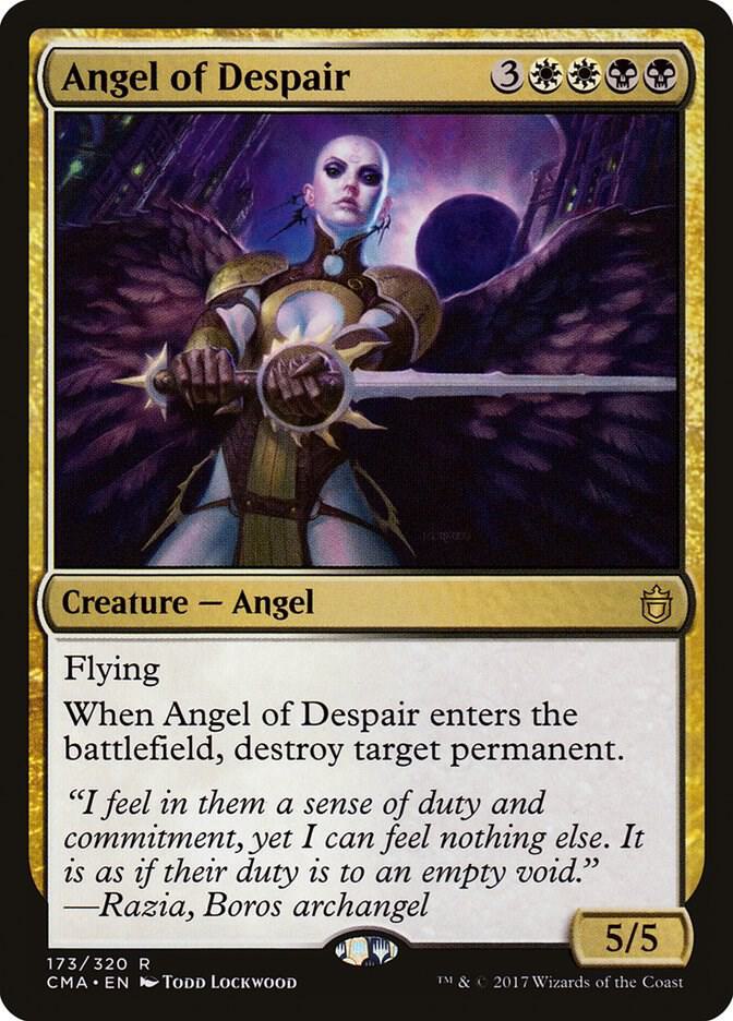 Angel of Despair 173 card from Commander Anthology