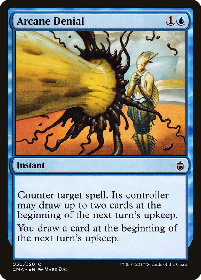 Arcane Denial 30 card from Commander Anthology