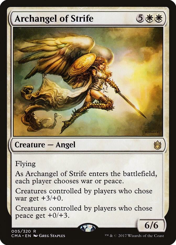 Archangel of Strife 5 card from Commander Anthology