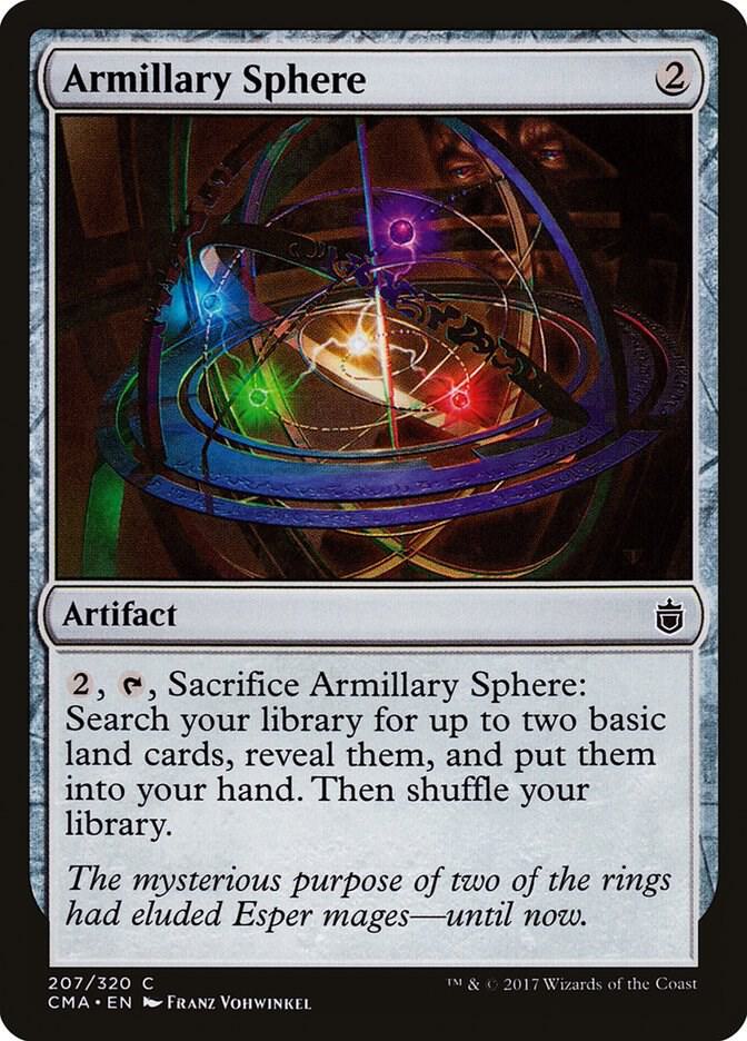 Armillary Sphere 207 card from Commander Anthology