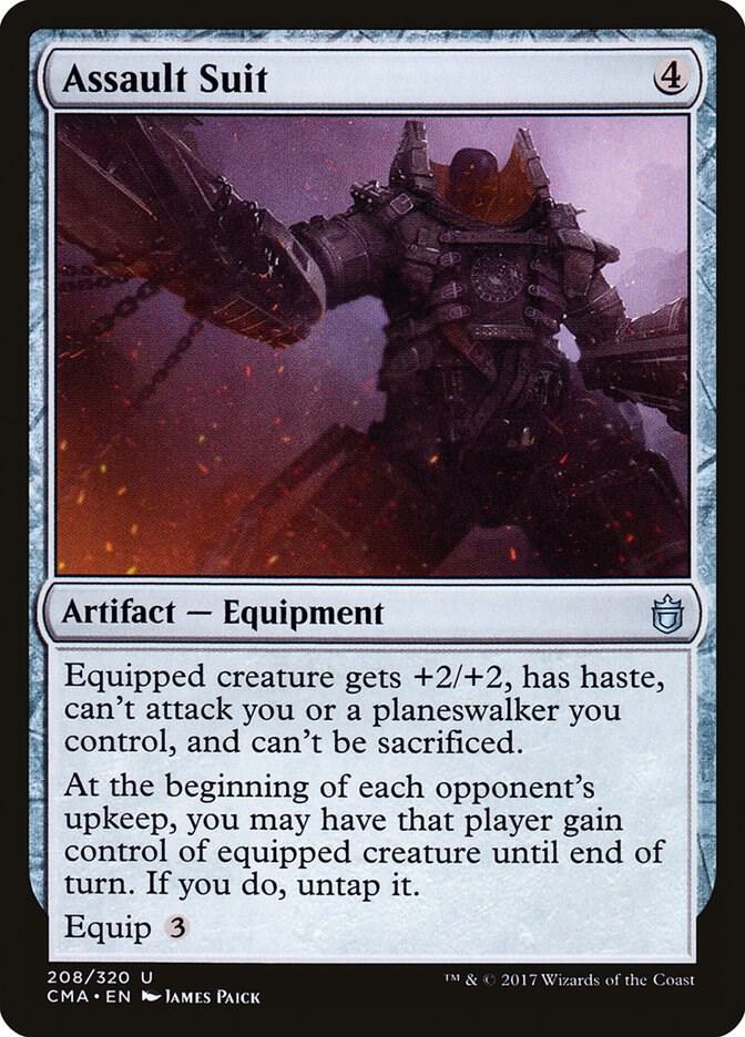 Assault Suit 208 card from Commander Anthology