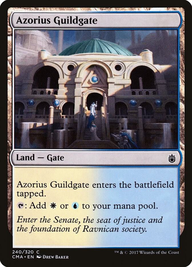 Azorius Guildgate 240 card from Commander Anthology