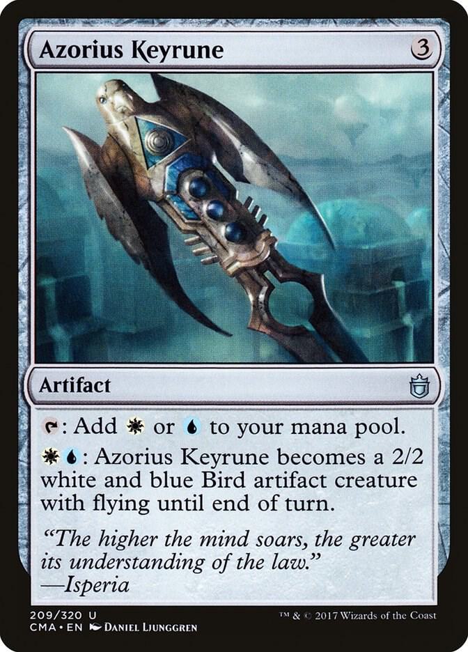 Azorius Keyrune 209 card from Commander Anthology