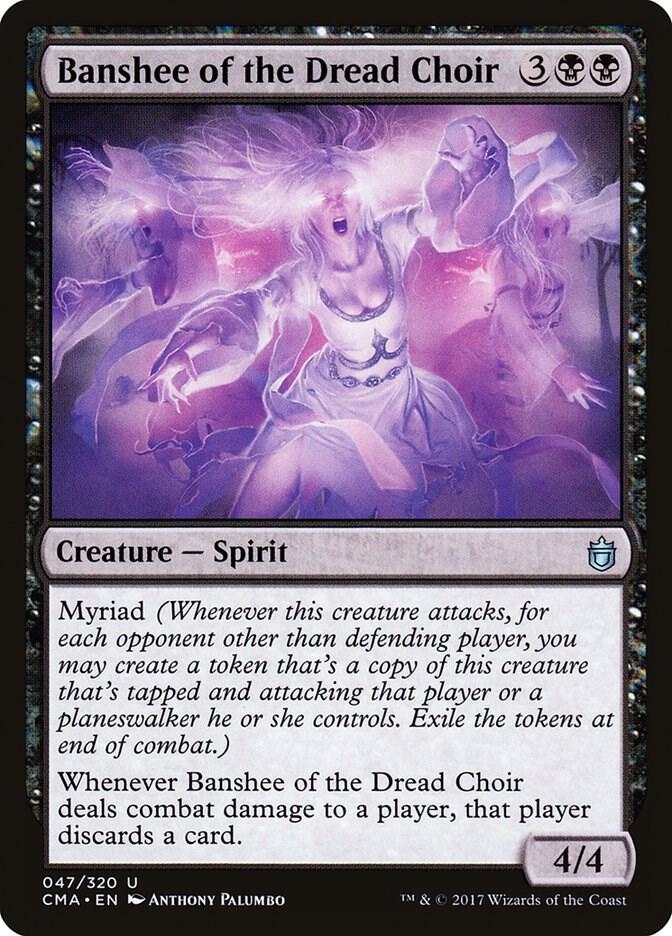 Banshee of the Dread Choir 47 card from Commander Anthology
