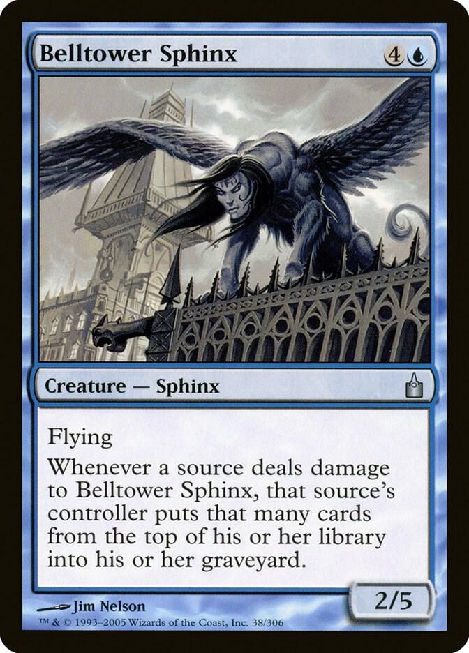 Belltower Sphinx 38 card from Ravnica: City of Guilds