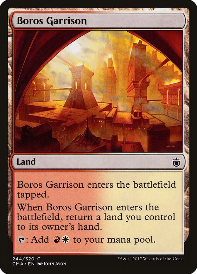 Boros Garrison 244 card from Commander Anthology