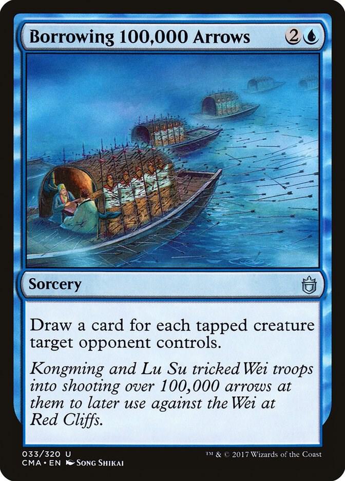 Borrowing 100,000 Arrows 33 card from Commander Anthology