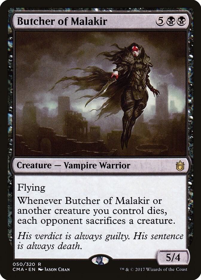 Butcher of Malakir 50 card from Commander Anthology