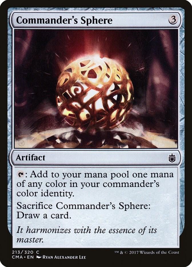 Commander's Sphere 213 card from Commander Anthology