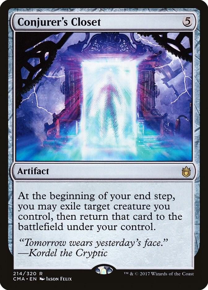 Conjurer's Closet 214 card from Commander Anthology