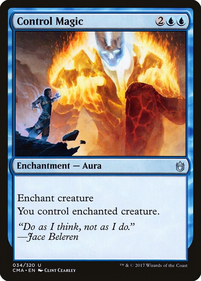 Control Magic 34 card from Commander Anthology