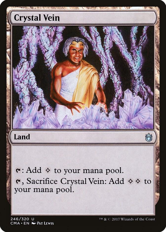 Crystal Vein 246 card from Commander Anthology