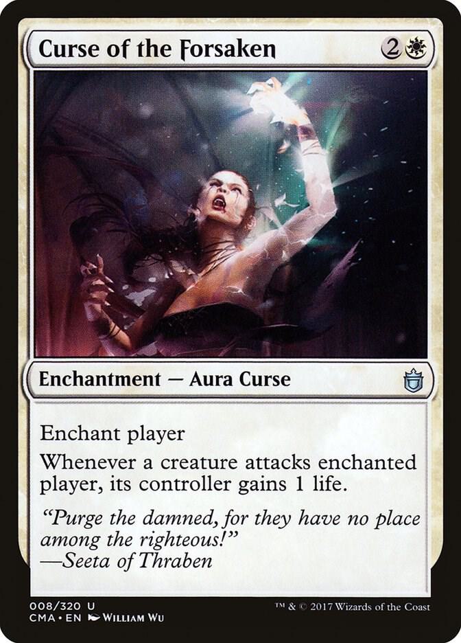 Curse of the Forsaken 8 card from Commander Anthology