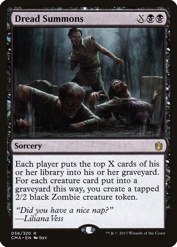 Dread Summons 56 card from Commander Anthology