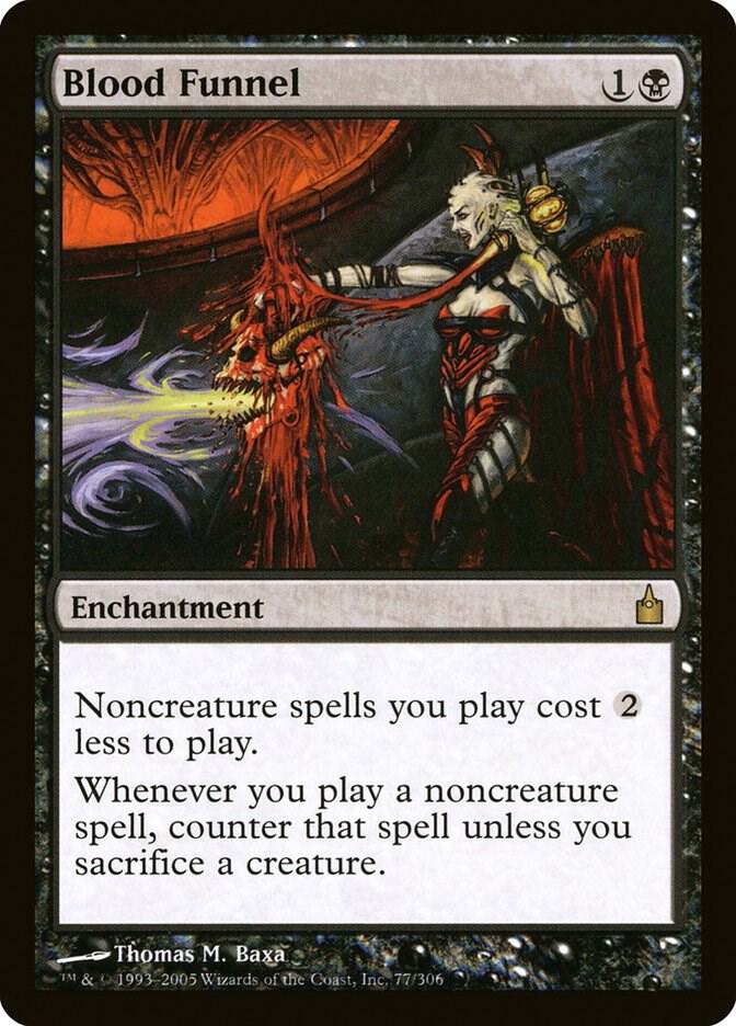 Blood Funnel 77 card from Ravnica: City of Guilds