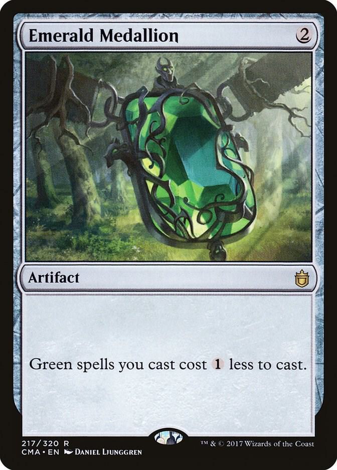 Emerald Medallion 217 card from Commander Anthology