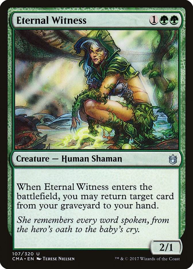 Eternal Witness 107 card from Commander Anthology