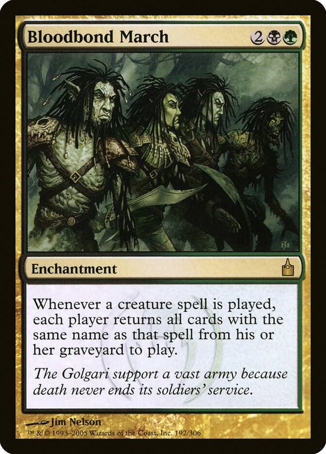 Bloodbond March 192 card from Ravnica: City of Guilds