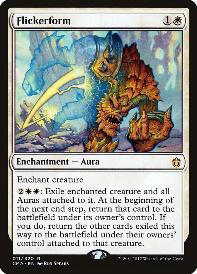 Flickerform 11 card from Commander Anthology