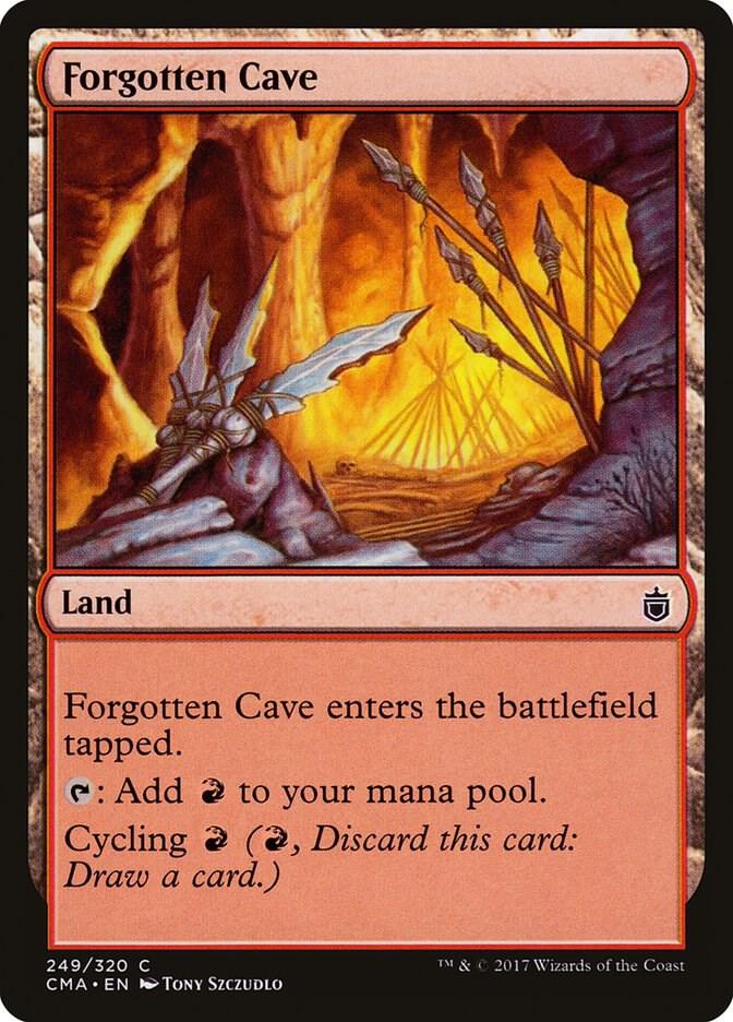 Forgotten Cave 249 card from Commander Anthology