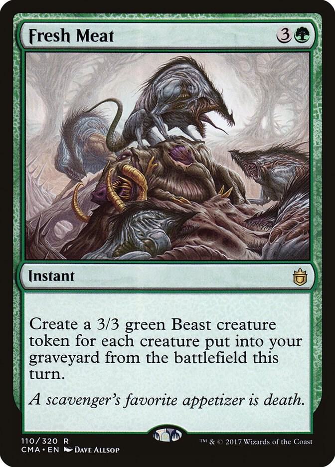 Fresh Meat 110 card from Commander Anthology
