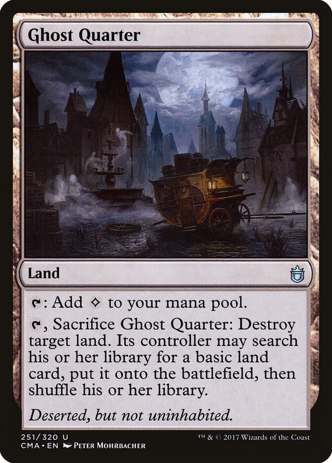 Ghost Quarter 251 card from Commander Anthology