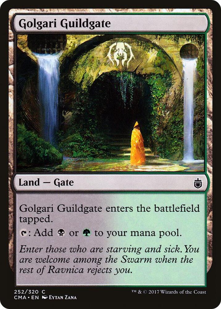 Golgari Guildgate 252 card from Commander Anthology