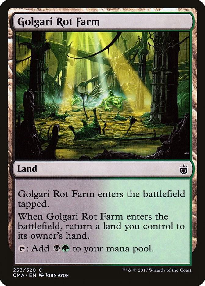 Golgari Rot Farm 253 card from Commander Anthology