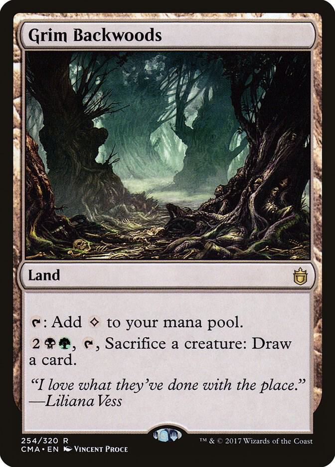 Grim Backwoods 254 card from Commander Anthology
