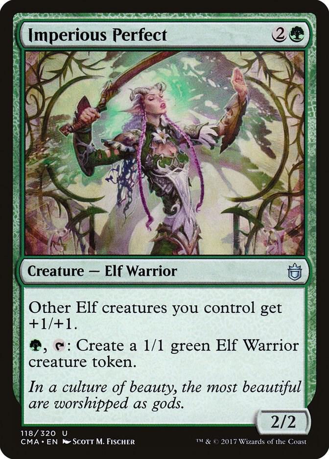 Imperious Perfect 117 card from Commander Anthology