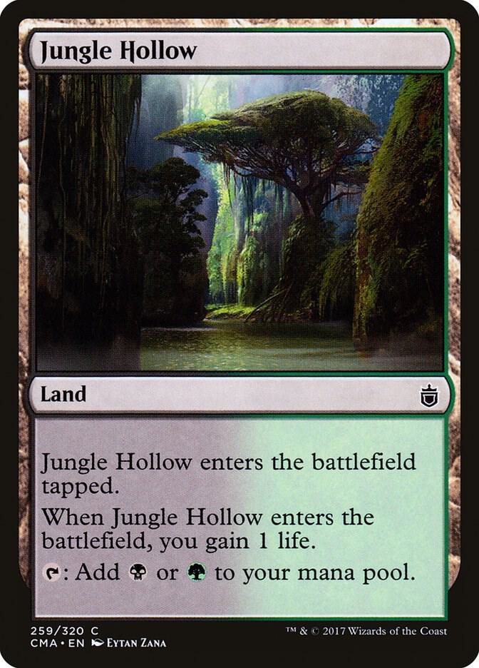 Jungle Hollow 259 card from Commander Anthology