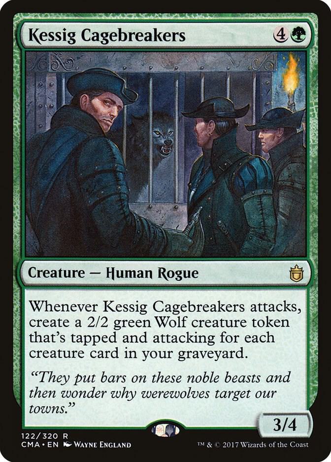Kessig Cagebreakers 122 card from Commander Anthology
